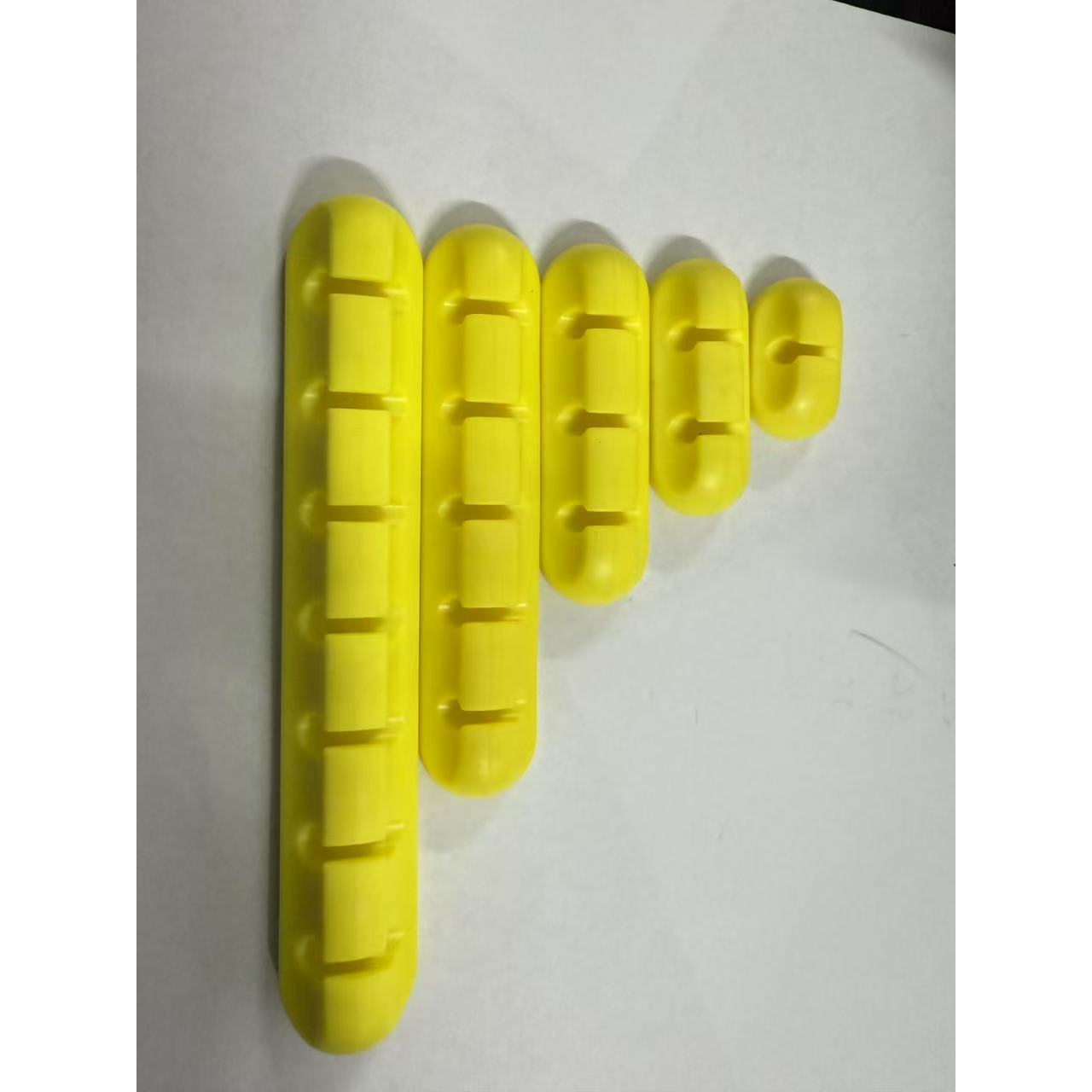 Conjunto amarillo fluorescente, 1 pocillo, 2 pocillos, 3 pocillos, 5 pocillos, 7 pocillos