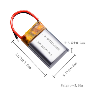 工厂价格定制可充电批发商，价格便宜651723 751517 3.7v 180毫安时磷酸铁锂无人机电池
