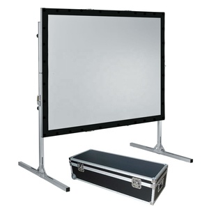 Pantalla de proyección delantera y trasera de plegado rápido de 100 pulgadas, pantalla portátil 16:9, pantalla de cine en casa al por mayor de fábrica - Product Image 1