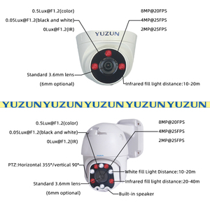 Surveillance Products 12ch POE 8MP CCTV <strong>Camera</strong> System Audio LED Light Infrared Humanoid Detection POE <strong>Camera</strong> System - Product Image 3