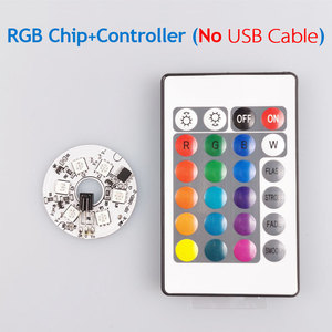 Вход DC5V низкое напряжение PCB чипы красочный градиент светодиод RGB световая плата 1,5 метр Черный или белый USB кабель с пультом дистанционного управления - Product Image 6