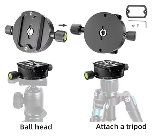 Tripodlar Monopods panoramik yuvarlak Tripod hızlı yayın kelepçe <span class=keywords><strong>arca</strong></span>-swiss standart 38mm yuvası kolay ve hızlı işletilen kelepçe dağı