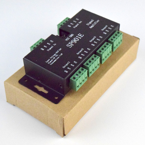 SP901E LED Signal Verstärker <span class=keywords><strong>controller</strong></span> SPI ausgang signal 4 control gruppe Verstärker für <span class=keywords><strong>WS2811</strong></span> SK6812 APA102 DMX512 STREIFEN MODUL