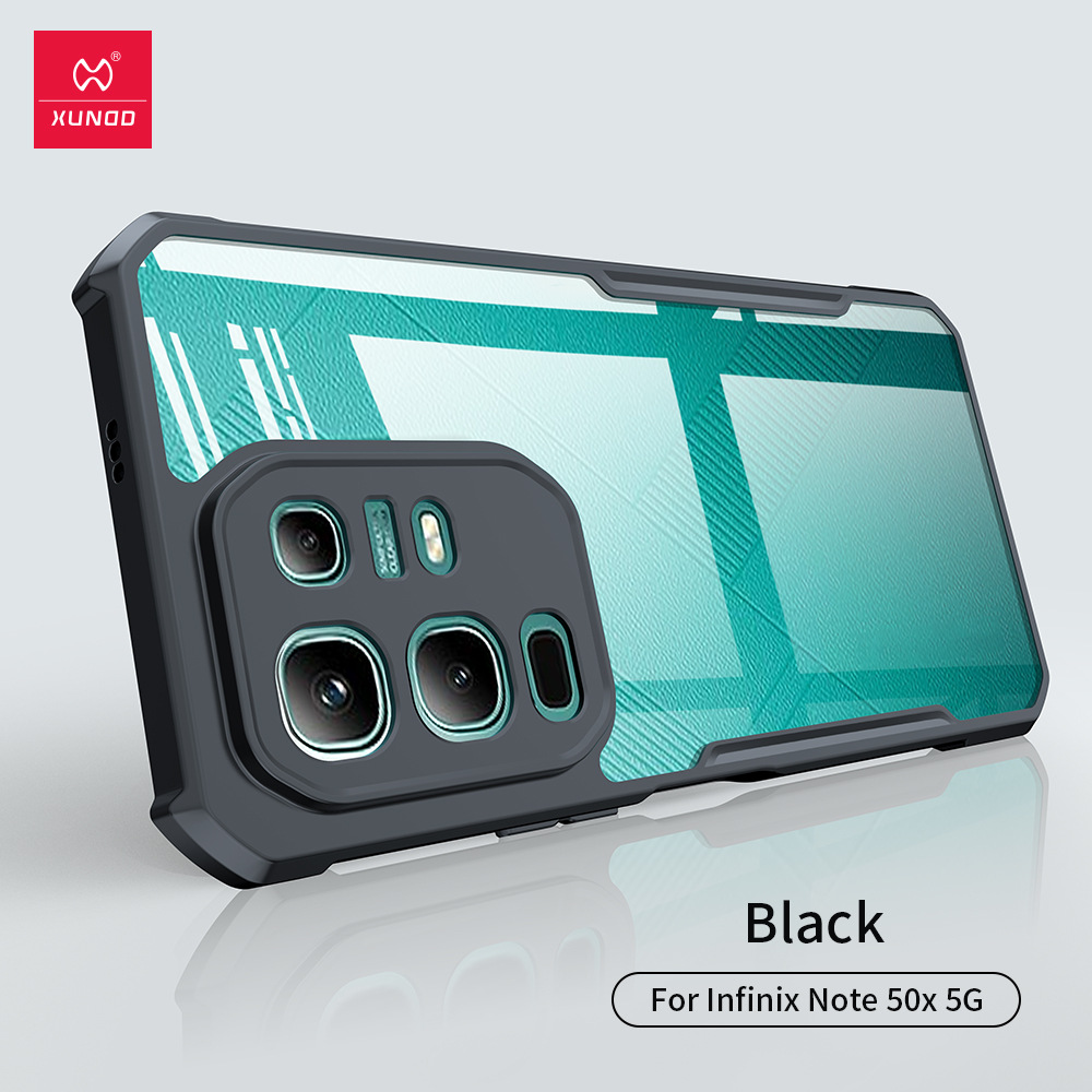 สำหรับ infinix Note 50x5g/X6857B 6.37 "-สีดำใส