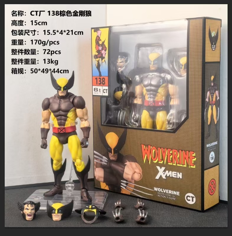 Fábrica Ct 138, marrón wolverine.
