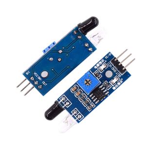 DC 3,3 V-5V 3 pines Smart Car Robot IR Infrarrojo Evitación de obstáculos Módulo de sensor fotoeléctrico reflectante oferta caliente - Product Image 3