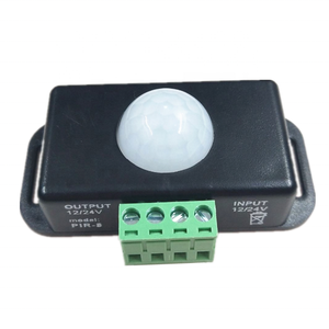 DC 12V 24V 6A PIR Interruptor de sensor de movimiento Ajuste automático Infrarrojo PIR Sensor de movimiento Detector Interruptor para lámpara de luz de tira LED - Product Image 2