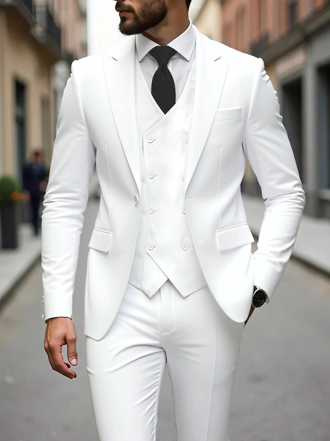 White-top and dress pants