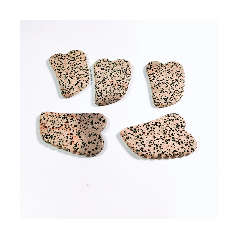 Dalmatian Jasper Tooth Gua Sha Tool