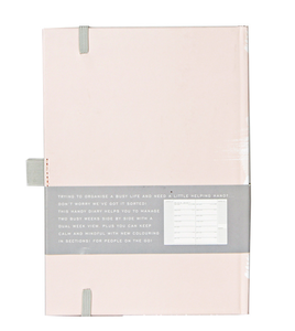 Organizador de diario de tapa dura de papel de fábrica con página troquelada índice impreso cubierta planificador cuaderno con banda elástica y lazo para bolígrafo