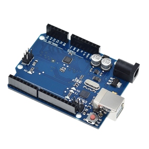 TZT-Caja oficial para UNO R3, Chip de ATMEGA328P-MU Original ATMEGA16U2 con Cable para placa de desarrollo Arduino UNO R3