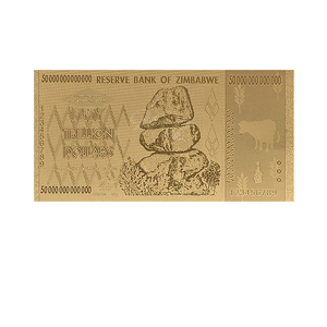 批发纸币黄金纸币津巴布韦纸币纸币非货币收藏纸币 - Product Image 1