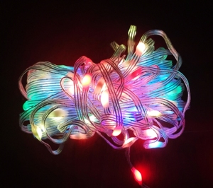 2024新デザイン装飾ライトRGB + IC LEDストリングライト5V10メートルリモコンLEDストリングライト - Product Image 2