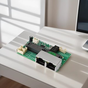 OEM MINI 5-Port 100Mbps อีเธอร์เน็ตสวิตช์โมดูลสวิตช์ตัวแยกเครือข่าย PCB