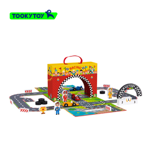 RTS Portable Expandable Racing Game Box with Race Track, <strong>Award</strong> Podium and Simulated Racing <strong>Toys</strong>. - Product Image 2