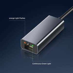 Gigabit ağ bağlantı noktası 1000mbps USB Ethernet USB-C To RJ45 Lan MacBook adaptörü tip C ağ kartı USB Ethernet - Product Image 4