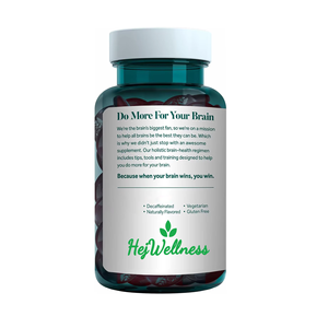 Plus Brain Gummis Memory Focus Concentración Función cognitiva con vitaminas B6 B12 Nootropics Fosfatidilserina Neurofactor