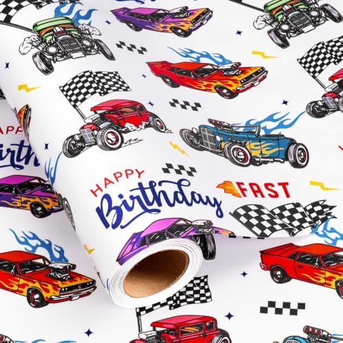 Cumpleaños de coche de carreras