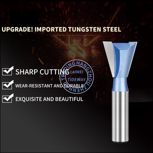 Router Bits TIDEWAY LC0303 Dovetail Bit Woodworking Tools Mata Router Bit Tools and Hardware Diamond Milling <strong>Cutter</strong> - Product Image 5