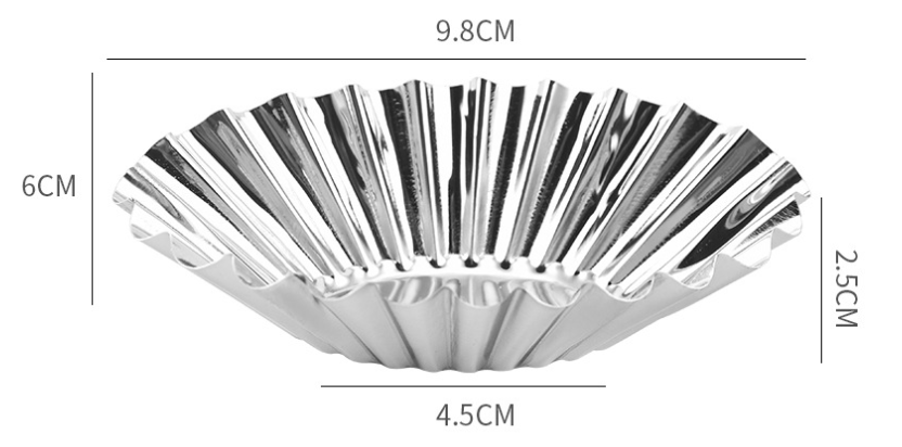 Argent 9,8*4,5*2,5 cmH