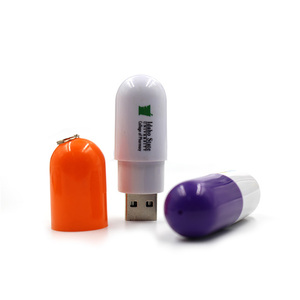 圆形设计厂家直销USB2.0 3.0银色u盘耐用存储256gb u盘3.2 - Product Image 1