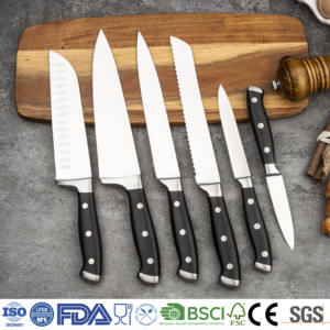 مطبخ فواكه فاخر أعلى 10 الأكثر مبيعا سكين طاه ياباني مصنوع يدويًا 3cr13 مقبض ستانلس ستيل ABS للتقطيع - Product Image 4