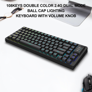 Teclado personalizado simple de ahorro de espacio 56 teclas 60% teclado con cable RGB Gaming Office con cable de 1,5 m - Product Image 5