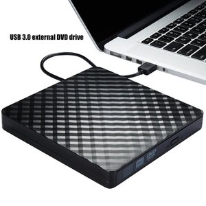 菱形图案USB 3.0 DVD-ROM光驱外置超薄CD ROM磁盘阅读器台式机笔记本电脑平板电脑推广DVD播放器