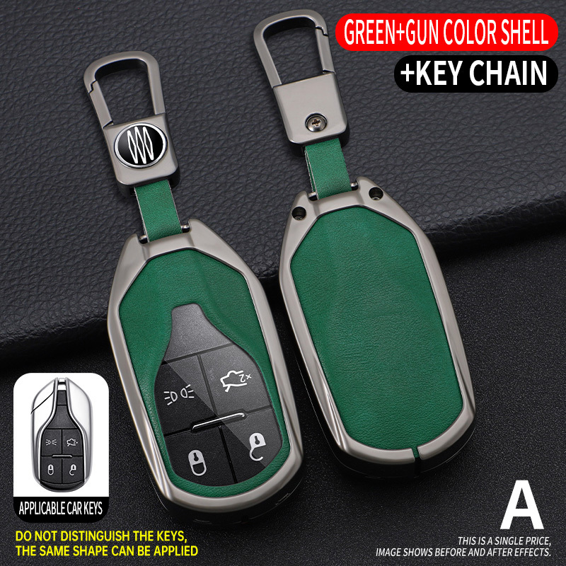 metal gray+green