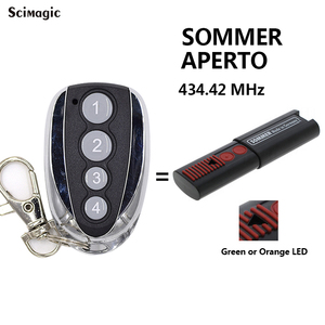 SOMMER TX03-434-4-XPガレージドアリモコン434,42MHz SOMMER TX03 434 4 XPコマンドゲートコントローラーキーフォブ - Product Image 5