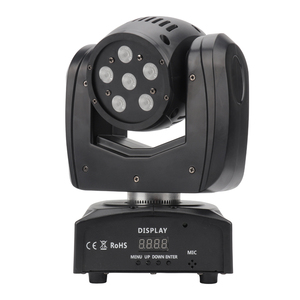 ไฟหน้าแบบหมุนได้สองด้าน60W RGBW 4 in 1 LED สำหรับดิสโก้ DJ ไฟเวที - Product Image 2