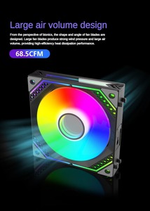 Custodia per Computer assemblaggio Wireless Building Block Kit ventola RGB, Software per cavi Smart PWM Control 5V ARGB nero/bianco - Product Image 3