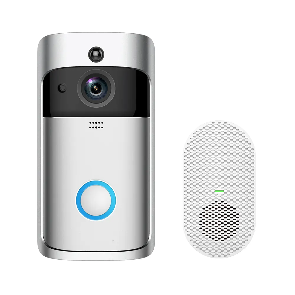 Front Door WiFi Video Doorbell Camera V5 With Chime Wireless Video Doorbell Intercom WiFi View
