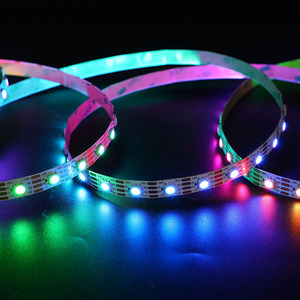 Полноцветная SPI двойной сигнал DC5V Адресуемая RGB цифровая Пиксельная лента Гибкая PCB 5V RGBIC WS2813 Светодиодная лента - Product Image 5