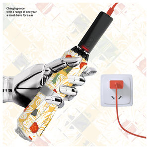 迅驰智能8k排骨自动女防晒伞一键开合现代七彩镀银面板Logo - Product Image 2