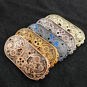 Cơ khí bánh quy bánh răng 7-in-1 kim loại Xúc xắc Đôi bánh xe Spinner RPG bàn trò chơi cầm tay kỹ thuật số xúc xắc DND kim loại xúc xắc - Product Image 5