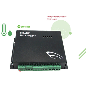 Control inteligente de registrador de datos Ethernet USB de temperatura y humedad con sensor inalámbrico de sistema de monitoreo de agua remoto - Product Image 1