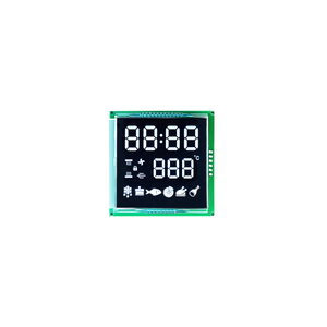 Pantalla LCD de tamaño y forma personalizada RoHS, segmento de color transmisivo transparente, pantalla LCD sin carcasa para pantalla de ascensor - Product Image 4