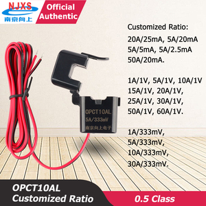Sensor de corriente de núcleo dividido OPCT10AL, transformador de corriente ac en miniatura, 5A/5mA 5A/2.5mA 5A/333mV 10A/1V 20A/1V - Product Image 2