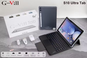 Original 4G Versão Global S10 Ultra 10 Inch HD AndroidTablet PC com Teclado Mouse Pen Processador MTK Octa Core