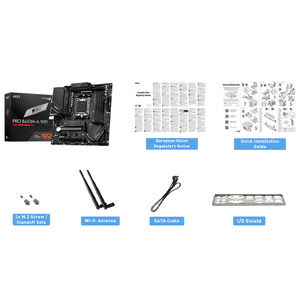 MSI PRO B650M-A WIFI mATX Motherboard Unterstützt AMD Ryzen 7000 Series Desktop-Prozessoren für AM5 Sockel mit DDR5 128GB Speicher - Product Image 6