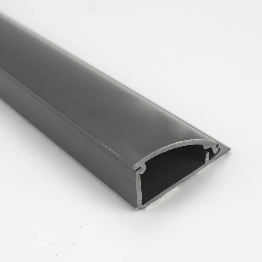 Tubería de suministro directo de fábrica a través de cable de PVC a través de cable eléctrico 45x20mm gris impermeable y anti-pisada