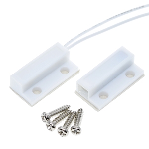 TZT MC-38 MC38 sensore per porte e finestre cablato filo da 30mm allungare in modo casuale interruttore magnetico sistema di allarme domestico per arduino - Product Image 5