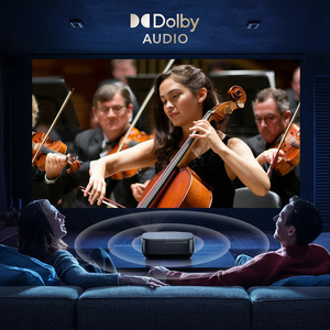 VANKYO Performance V700 <strong>Pro</strong> Dolby Audio Built-in Contents Smart OS Projector High Brightness Home 1080P LCD Projector