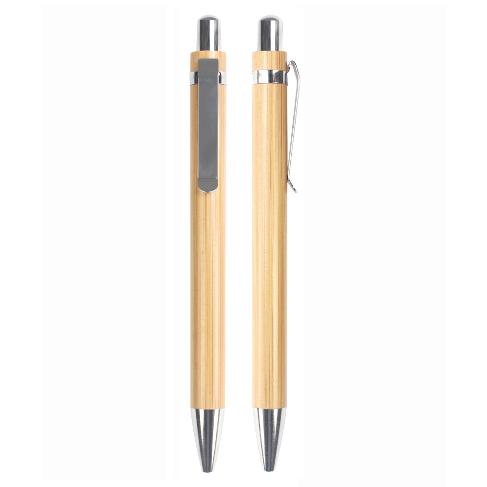 Custom Eco-Friendly Bamboo Ballpoint Pen Wood Writing