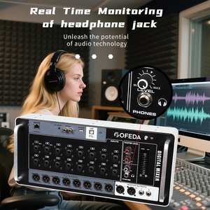 ASF16 Professional Sound System 16 Channels <strong>Digital</strong> Mixer Supports <strong>Computer</strong> Smartphone <strong>Control</strong> - Product Image 5