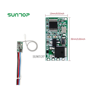 433MHz DC 12V 24V Universal-Funk fernbedienung schalter Mini-HF-Relais empfänger 433,92 MHz DIY-Kit für LED-Licht