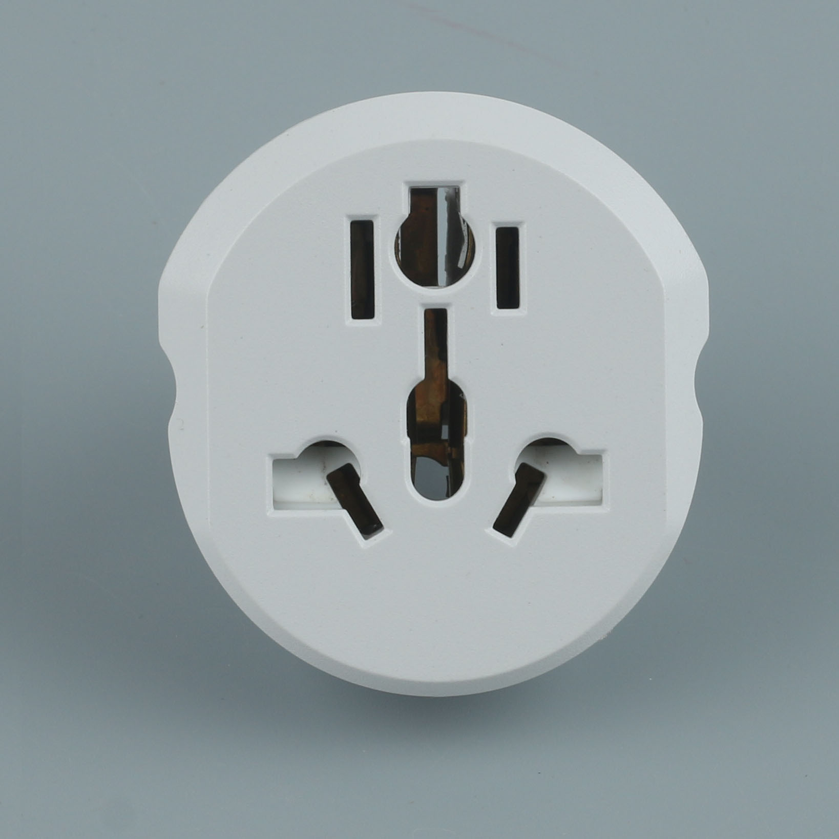 European style plug with all copper accessories in white