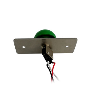 Stainless Steel <strong>Push</strong> <strong>Exit</strong> <strong>Button</strong> Electronic Access Control <strong>System</strong> Door Release Switch NO NC COM Combination Mushroom <strong>Button</strong> - Product Image 4