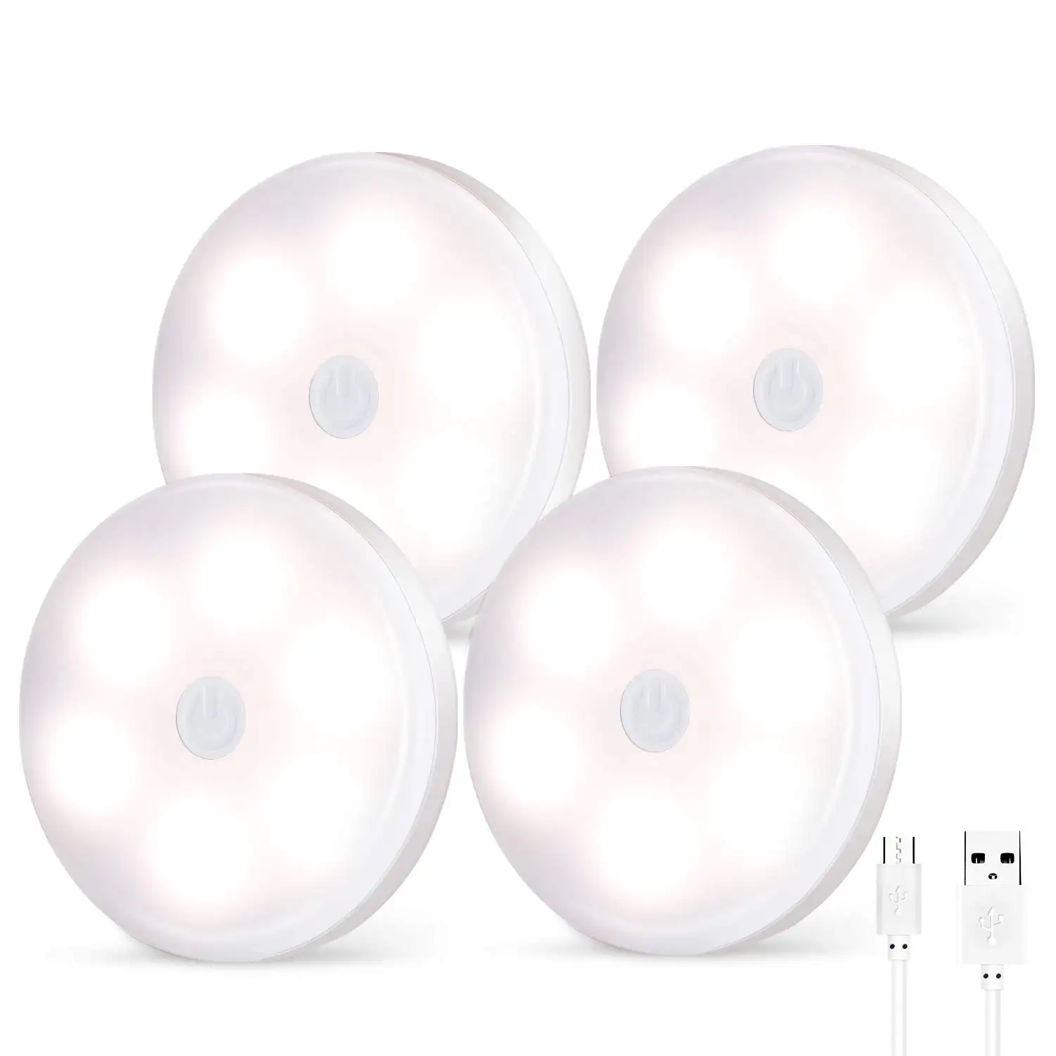 ใหม่ 2020 ที่ไม่ซ้ำกันผลิตภัณฑ์ LED ไร้สาย Puck Light รีโมทคอนโทรลเฟอร์นิเจอร์ Puck